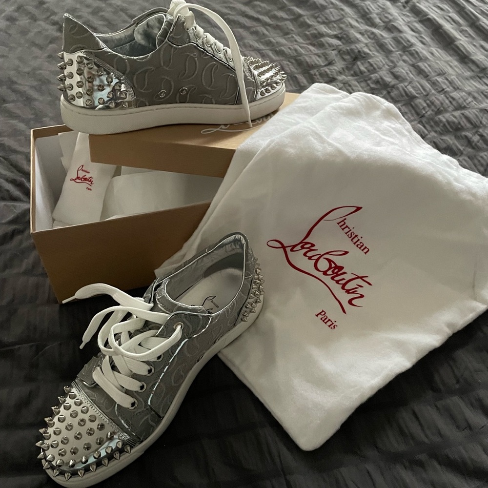 Christian Louboutin Vieira 2 sneakers.  New, worn once. Still available 5/3!